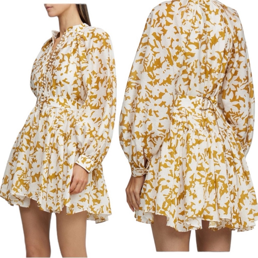 Acler Wolcott Dress Sienna Shadow size 2 - Picture 3 of 11